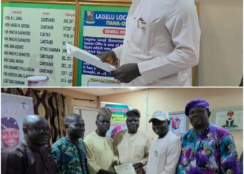 Lagelu LG Chairman Kamorudeen Presents Land Allocation for Indigenes Club’s CBT Centre Project