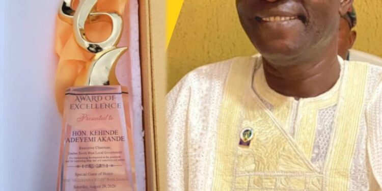 Oyo LG Boss Bags Award of Excellence at Golden Tulip Book Presentation