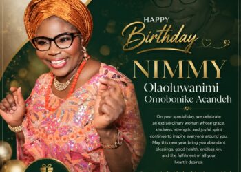 Opulence Creations CEO, Mogaji Akande Azeez Bashiru, Celebrates Nimmy Olaoluwanimi Omobonike Acandeh on Her Birthday