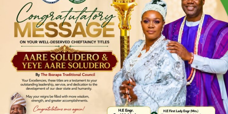 *KSA Congratulates Makinde, Wife on Aare, Yeye Soludero Installation*