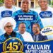Col. Gbenga Adegbola Hosts Senator Yunus Akintunde, Hon. Akeem Adeyemi SKIMEH, Other Dignitaries as Calvary Baptist Church, Araromi, Oyo Celebrates 45th Anniversary