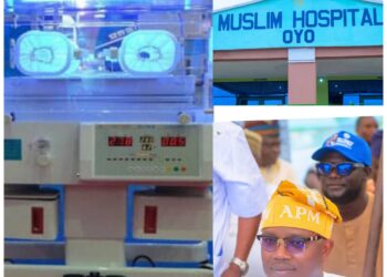 Oyo APM Campaign Council Deputy DG, Arowosaye Donates ₦10m to Muslim Hospital, Hails Makinde, Alaafin