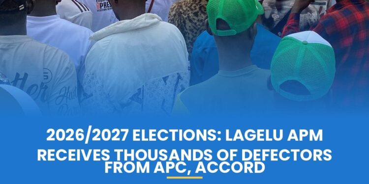2026/2027: Lagelu APM Receives Thousands of Defectors from APC, Accord, Inaugurates Campaign Council