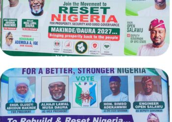 2027: Team “Ige Again” Erects Billboards in Ibadan for Makinde, Bimbo Adekammbi Candidates