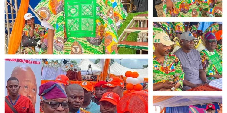 OJUGBELE GRACES INAUGURATION OF GOVERNOR BOYS FORUM FOR SENATOR YAYI