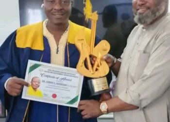 AWARD: Hon. Ajiboye Akande Sangogade Honoured with Royal Influencer Christian Theatre Art Award of Excellence