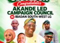 OCTOBER 1: EGBEDA COUNCIL BOSS, HON. SANDA SIKIRU OYEDELE, FELICITATES EGBEDA, OYO STATE AND NIGERIANS ON 66TH INDEPENDENCE ANNIVERSARY