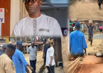 Relief For Akuro Residents As Hon. Akande Inspects Road Reconstruction