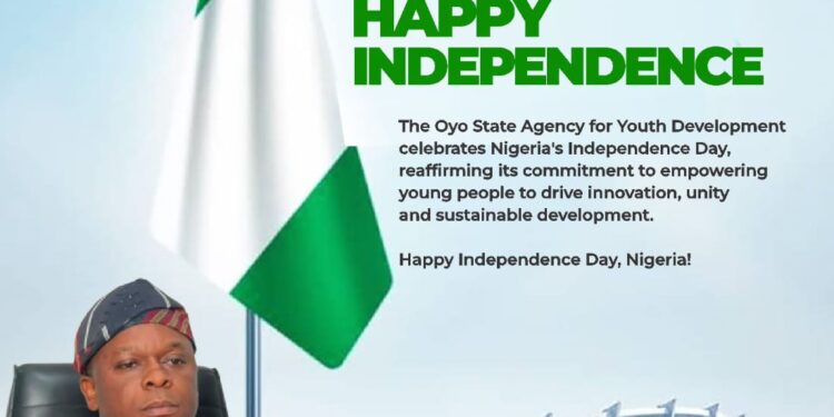 Oyo Agency for Youth Celebrates Nigeria at 66, Reaffirms Commitment to Youth Development