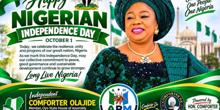 Nigeria @66: Hon. Comforter Extends Independence Day Greetings, Calls for Unity, Peaceful Coexistence and National Reset