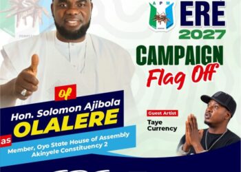 All Roads Lead To Ojoo On October 7 as APM Assembly Candidate for Akinyele Constituency II, Hon. Olalere Solomon ERE, Flags Off Campaign