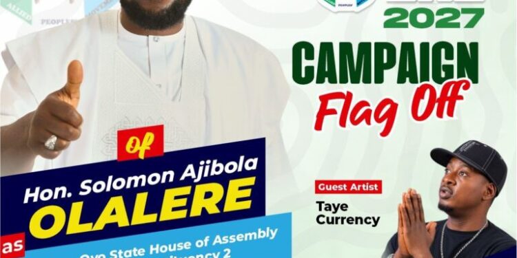 All Roads Lead To Ojoo On October 7 as APM Assembly Candidate for Akinyele Constituency II, Hon. Olalere Solomon ERE, Flags Off Campaign