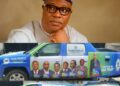 OYSHMB Chair, Bankole, enhances the APM campaign by introducing two vehicles and encourages voters in Ogbomoso to support Makinde and Adekanmbi.