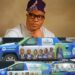 OYSHMB Chair, Bankole, enhances the APM campaign by introducing two vehicles and encourages voters in Ogbomoso to support Makinde and Adekanmbi.