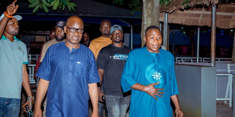 Okanlomo Oodua, Chief Jubril Dotun Sanusi Hosts Oloye Sunday Igboho, Commends Iru Ekun Security Operatives