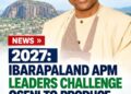 2027: Ibarapaland APM Leaders Challenge Remi Oseni to Produce Evidence of Claimed Projects, Interventions     …Give APC Candidate 24 Hours to Provide Documents on Roads, Transformers, Hospitals, Farm Inputs