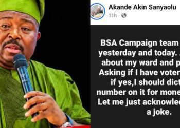 Oyo 2027: Facebook User Raises Alarm Over Alleged Solicitation Of PVC Numbers By BSA’s Campaign Team