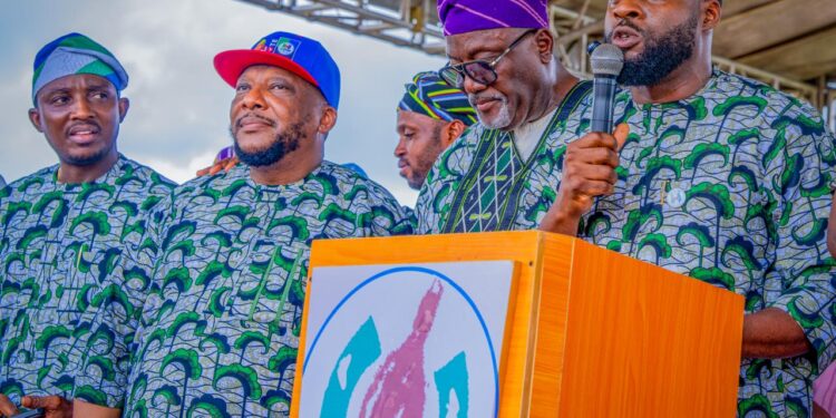 Oluyole LG Chair, Olatunji Lays Foundation for Amotekun Post construction to Bolster Local Security