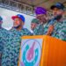 Oluyole LG Chair, Olatunji Lays Foundation for Amotekun Post construction to Bolster Local Security