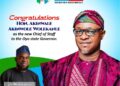 Lanre Sarumi Congratulates Wolekanle on Appointment as Oyo Chief of Staff