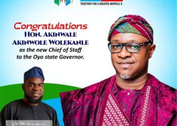 Lanre Sarumi Congratulates Wolekanle on Appointment as Oyo Chief of Staff