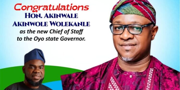 Lanre Sarumi Congratulates Wolekanle on Appointment as Oyo Chief of Staff