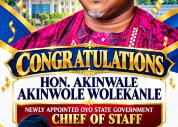 KSA CONGRATULATES WOLEKANLE ON APPOINTMENT AS OYO CHIEF OF STAFF