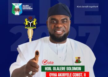Growing Support for Hon. Olalere Solomon (ERE) as APM’s Candidate for Akinyele Constituency II