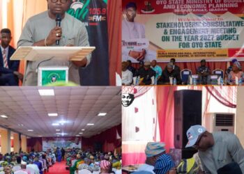 2027 Oyo State Stakeholders Consultative Budget Meeting : Olufade Delivers LG Chairmen’s Message, Hails Makinde’s Inclusive Governance