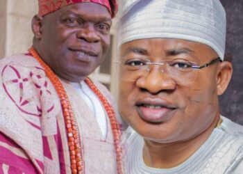 Mogaji Azeez Bashiru Akande Congratulates Oloye Adegboyega Taofeek Adegoke on Installation as Oota Balogun Olubadan