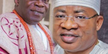 Mogaji Azeez Bashiru Akande Congratulates Oloye Adegboyega Taofeek Adegoke on Installation as Oota Balogun Olubadan