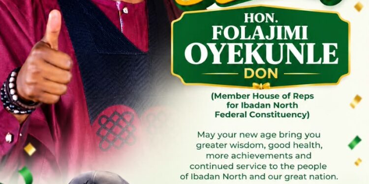 Oyo lawmaker Jagaban Celebrates Oyo Rep, Hon. Folajimi Oyekunle on his birthday.