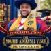 Lagelu LG Chairman Congratulates Lalupon-Born Adekunle Yusuf On PhD Convocation