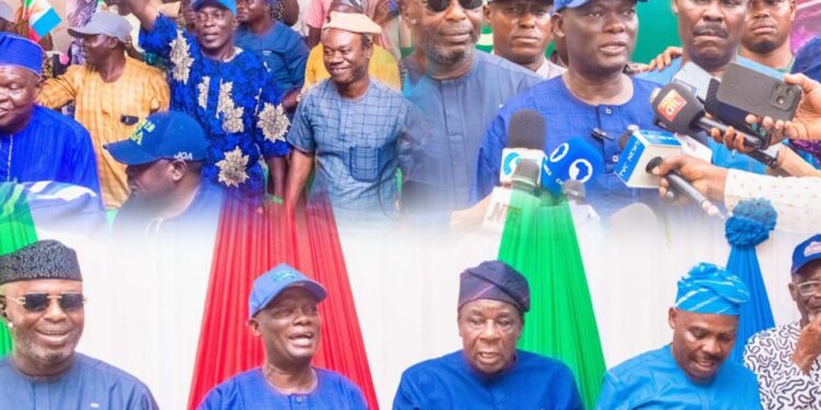*Oyo APC Consolidates Strength As Folarin Meets Party Excos, Joins Leaders to Receive APM Defectors*