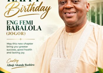 Mogaji Azeez Bashiru Akande Congratulates JOGOR Boss, Engr Femi Babalola, on Birthday